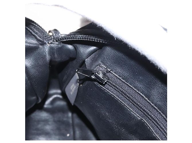 BALLY Borsa a Spalla con Catena in Camoscio Nero Oro Auth bs33547 D'oro - vista 22