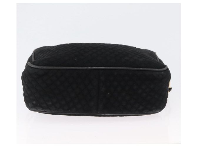 BALLY Borsa a Spalla con Catena in Camoscio Nero Oro Auth bs33547 D'oro - vista 6