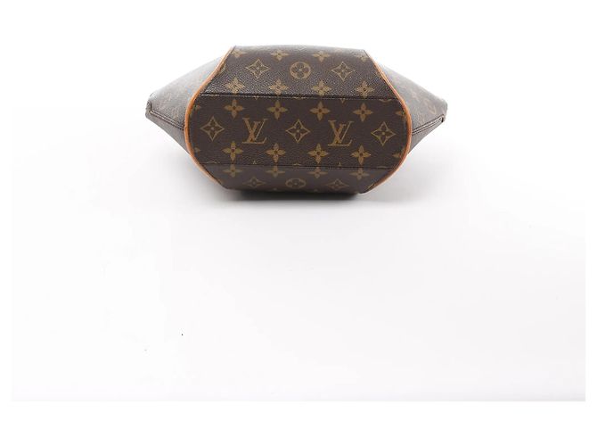 Borsa Louis Vuitton Ellipse PM in tela Monogram marrone M51127 - vista 8