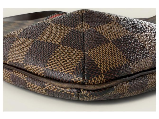 Louis Vuitton Musette Salsa Damier Ebano Marrone - vista 10