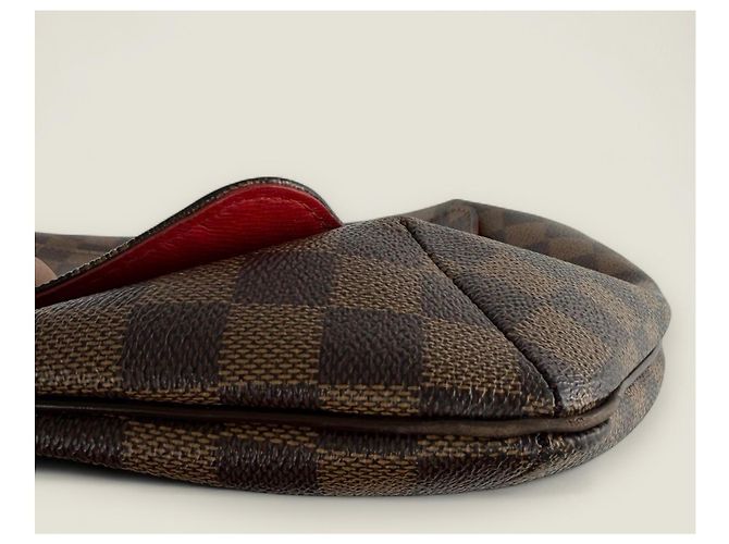 Louis Vuitton Musette Salsa Damier Ebano Marrone - vista 11