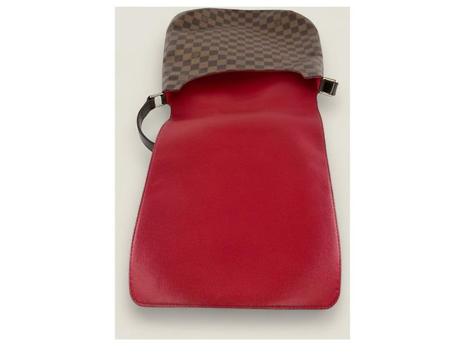 Louis Vuitton Musette Salsa Damier Ebano Marrone - vista 5
