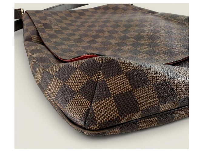 Louis Vuitton Musette Salsa Damier Ebano Marrone - vista 8