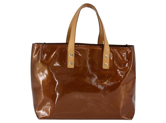 Louis Vuitton Reade Monogram Vernis PM Marrone - vista 2
