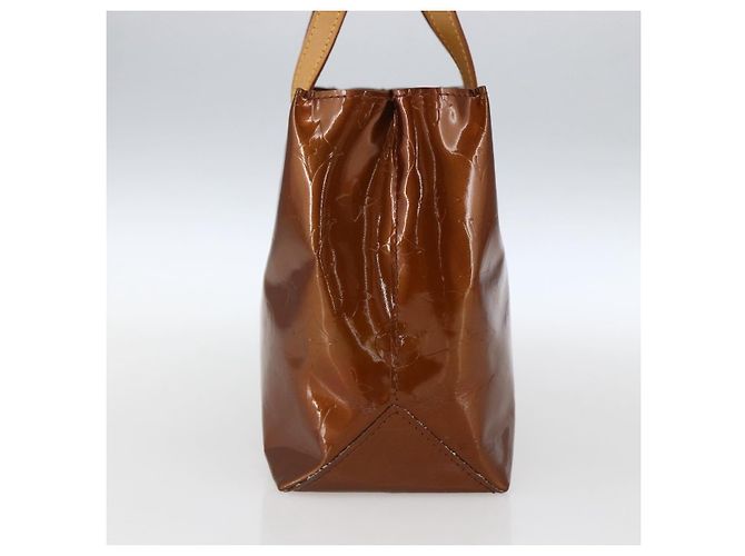 Louis Vuitton Reade Monogram Vernis PM Marrone - vista 3