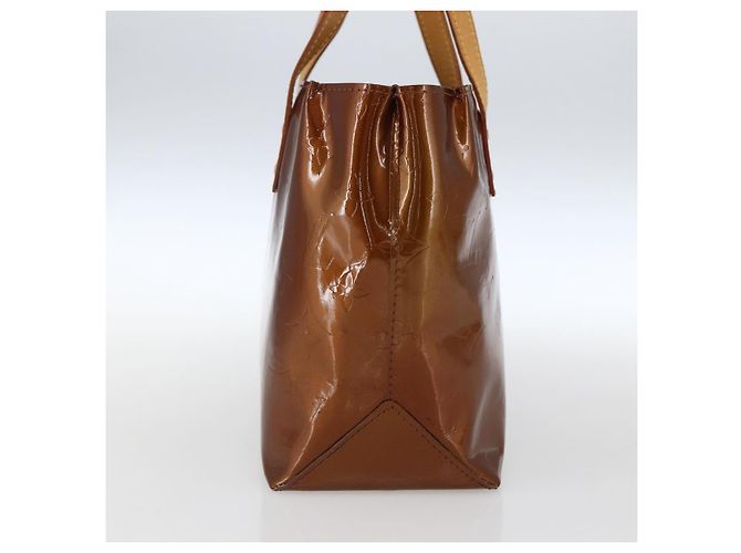 Louis Vuitton Reade Monogram Vernis PM Marrone - vista 4