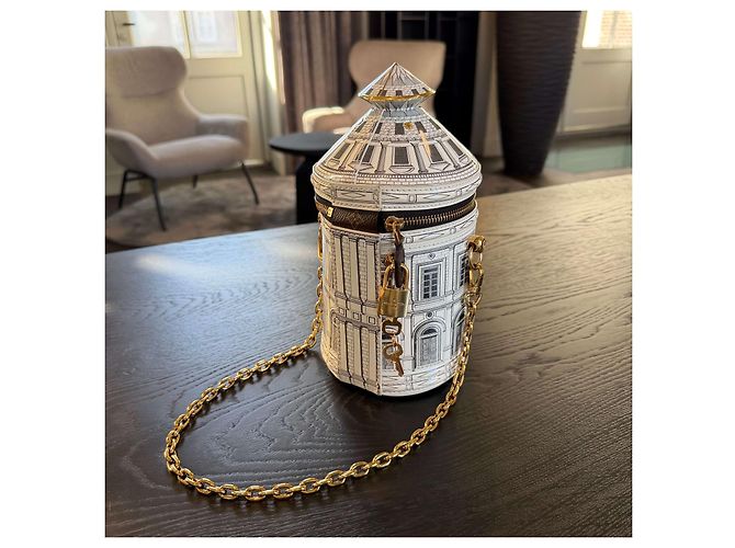 Vaso architettura Fornasetti Cannes Louis Vuitton Bianco - vista 14