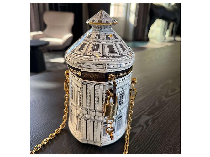 Vaso architettura Fornasetti Cannes Louis Vuitton Bianco - vista 16