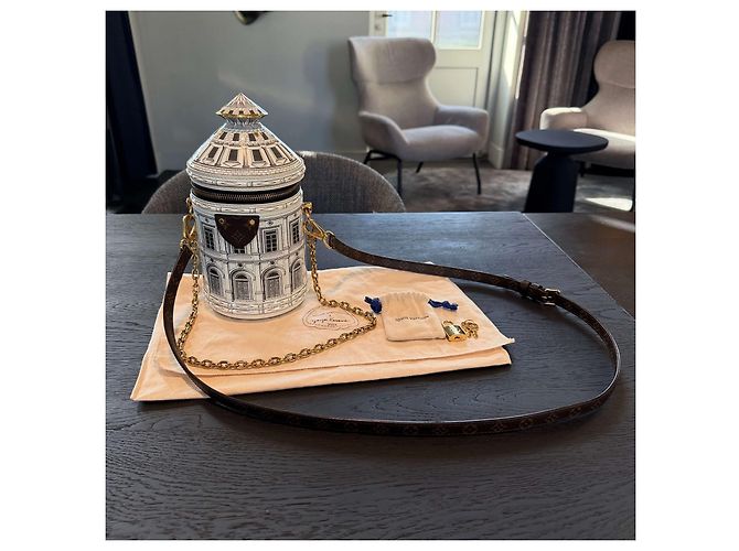 Vaso architettura Fornasetti Cannes Louis Vuitton Bianco - vista 3