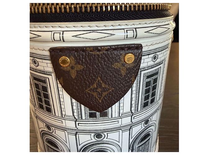 Vaso architettura Fornasetti Cannes Louis Vuitton Bianco - vista 4