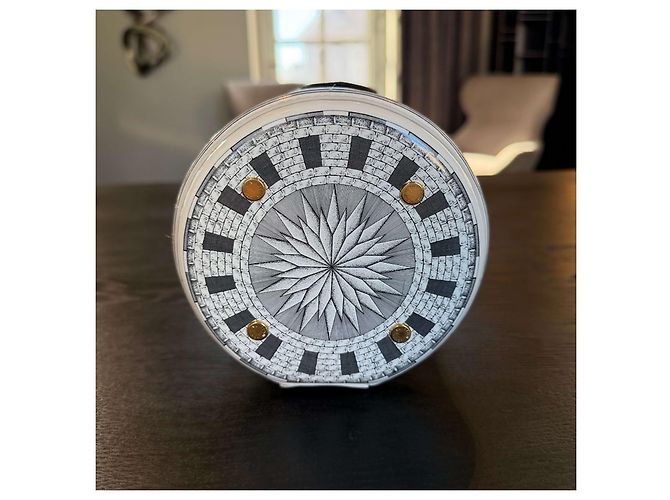 Vaso architettura Fornasetti Cannes Louis Vuitton Bianco - vista 8