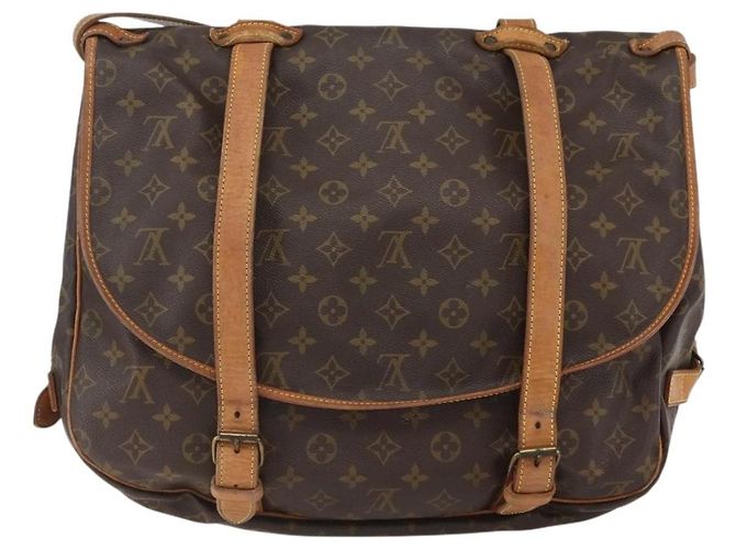 Louis Vuitton Saumur Monogram Canvas 43 Marrone - vista 2