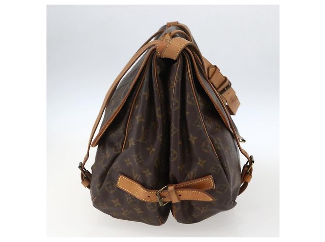 Louis Vuitton Saumur Monogram Canvas 43 Marrone - vista 3
