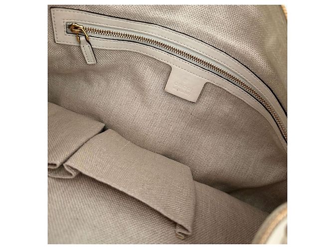 Borsa tote in pelle bianca fatta a mano di Gucci Bianco - vista 2