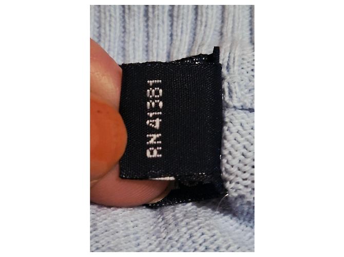 Polo Ralph Lauren Hellblauer Baumwollpullover mit Rundhalsausschnitt und Pony-Logo - Ansicht 3