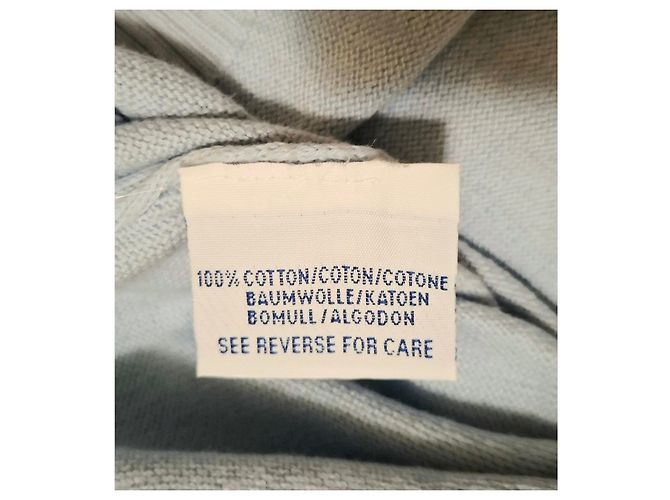Polo Ralph Lauren Hellblauer Baumwollpullover mit Rundhalsausschnitt und Pony-Logo - Ansicht 4