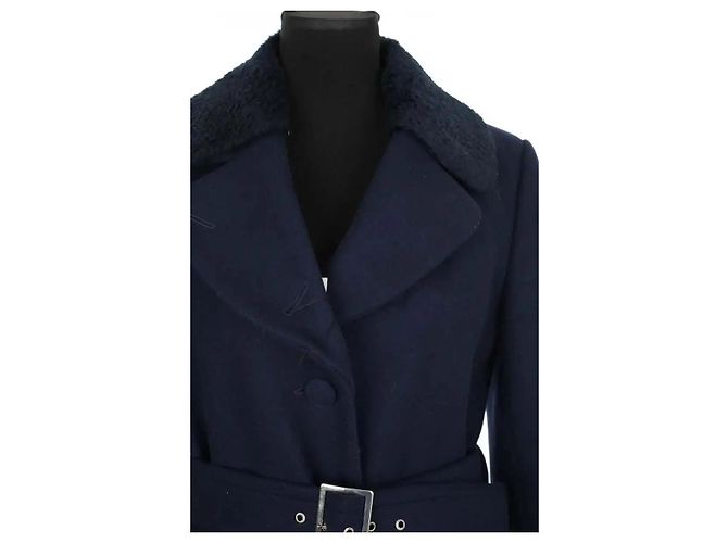 Claudie Pierlot Abrigo azul - vista 2