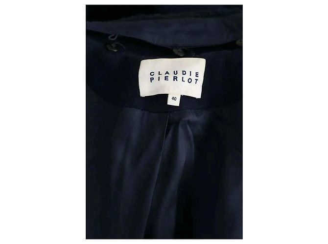 Claudie Pierlot Abrigo azul - vista 5