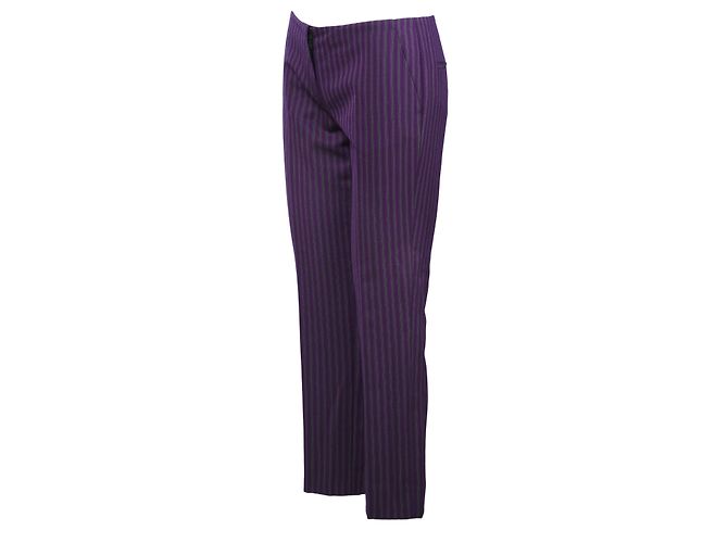 Pantalones Rayados Miu Miu - vista 2
