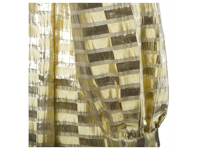 Autre Marque Mini Kleid mit Pailletten von Philosophy by Alberta Ferretti Golden Gelb - Ansicht 6