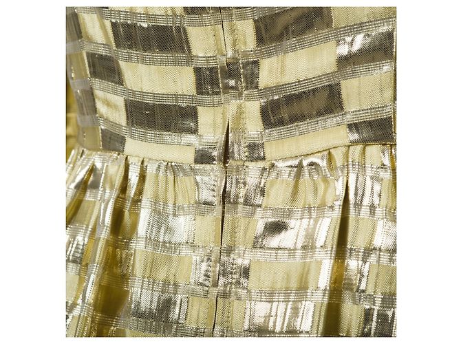Autre Marque Mini Kleid mit Pailletten von Philosophy by Alberta Ferretti Golden Gelb - Ansicht 7