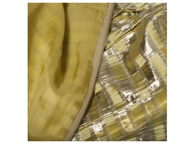Autre Marque Mini Kleid mit Pailletten von Philosophy by Alberta Ferretti Golden Gelb - Ansicht 8