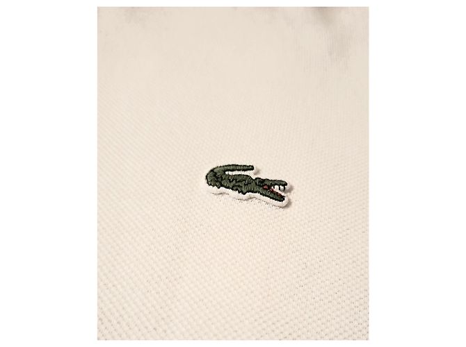 Maglietta polo Lacoste a maniche lunghe bianca Bianco - vista 17