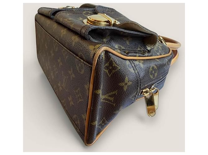 Louis Vuitton Manhattan PM monogramma Marrone - vista 15