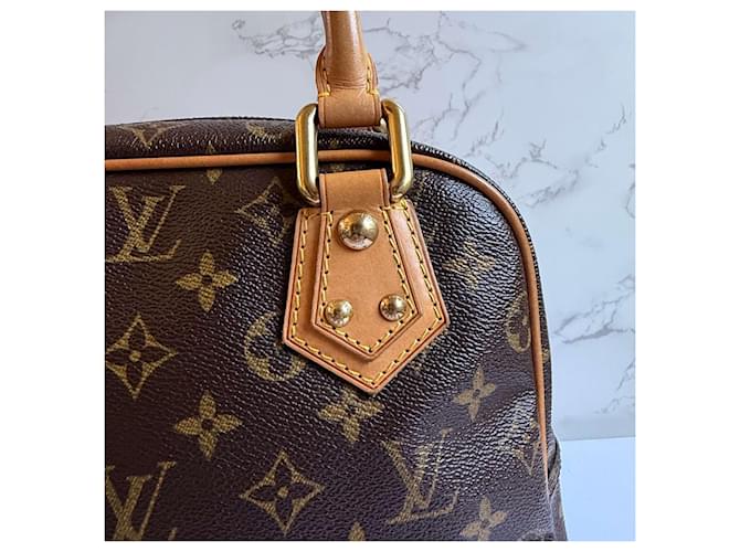 Louis Vuitton Manhattan PM monogramma Marrone - vista 18