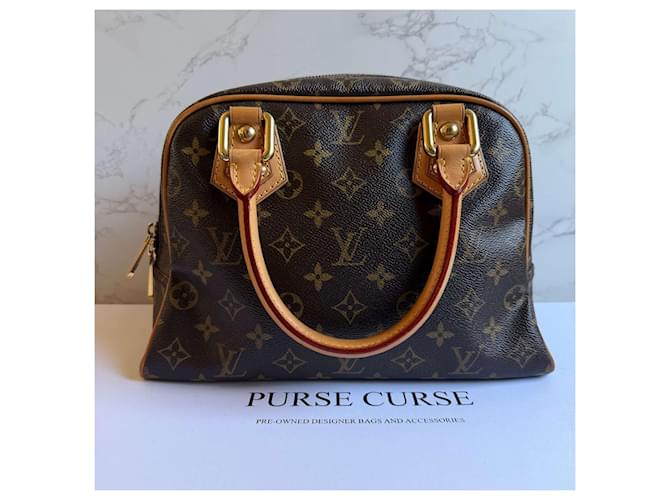 Louis Vuitton Manhattan PM monogramma Marrone - vista 6