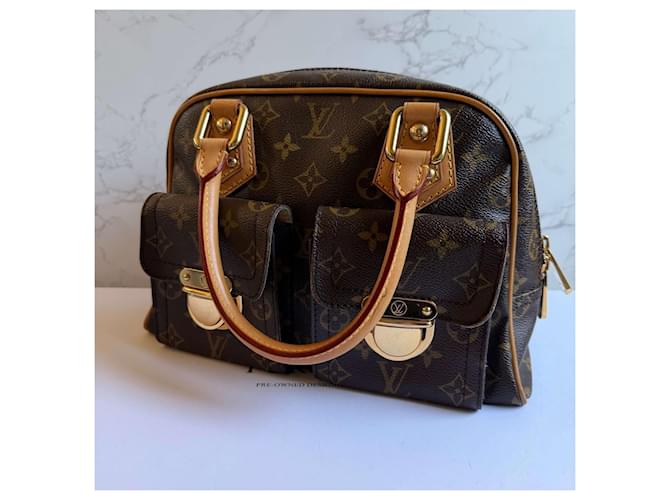 Louis Vuitton Manhattan PM monogramma Marrone - vista 7