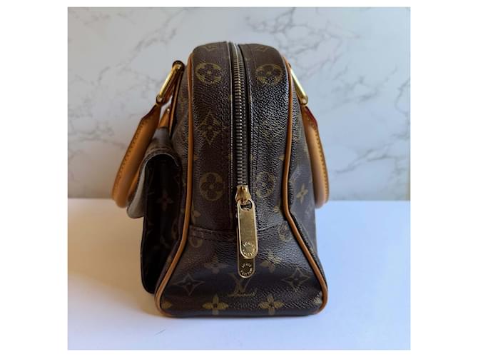 Louis Vuitton Manhattan PM monogramma Marrone - vista 9