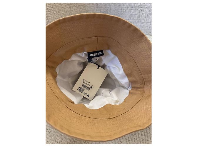 Cappello Bucket Jacquemus Le Bob Gadjo Beige - vista 2