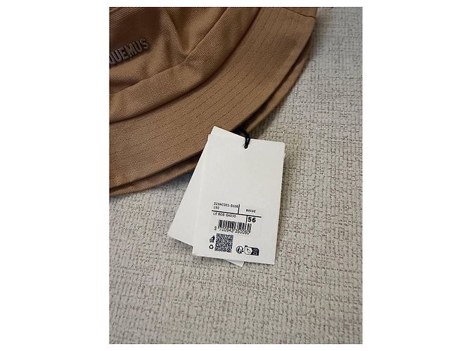 Cappello Bucket Jacquemus Le Bob Gadjo Beige - vista 3