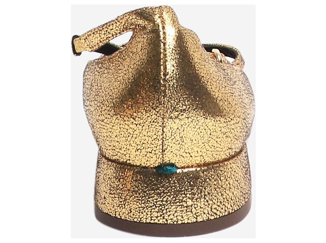 Autre Marque Goldene Pumps - Größe EU 40 - Ansicht 3