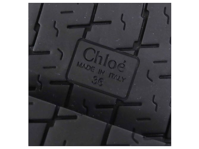 Chloé Leder Stiefeletten Chloe CODDINGTON Schwarz - Ansicht 12