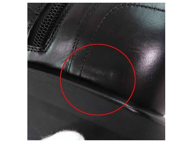 Chloé Leder Stiefeletten Chloe CODDINGTON Schwarz - Ansicht 13