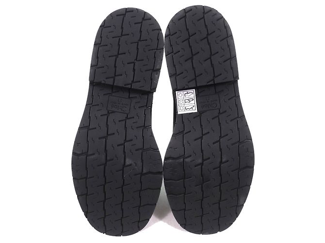 Chloé Leder Stiefeletten Chloe CODDINGTON Schwarz - Ansicht 8