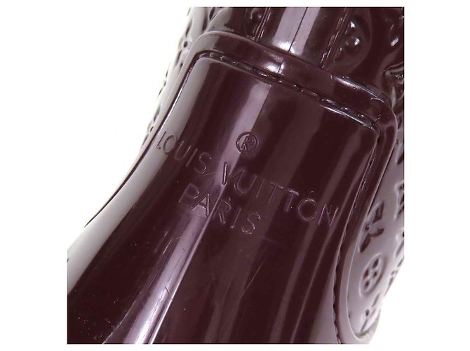 Gummiregenstiefel Monogram Louis Vuitton Braun Bordeaux - Ansicht 9