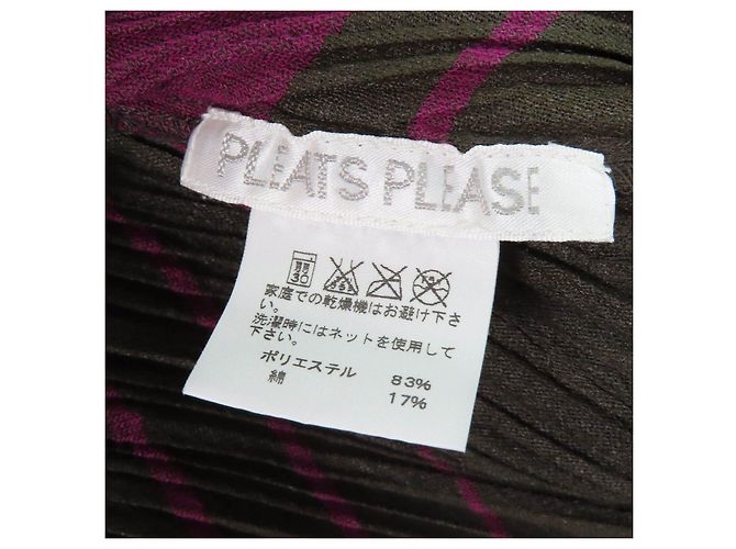 Issey Miyake FALTEN BITTE Einteiler Kleid Braun - Ansicht 5