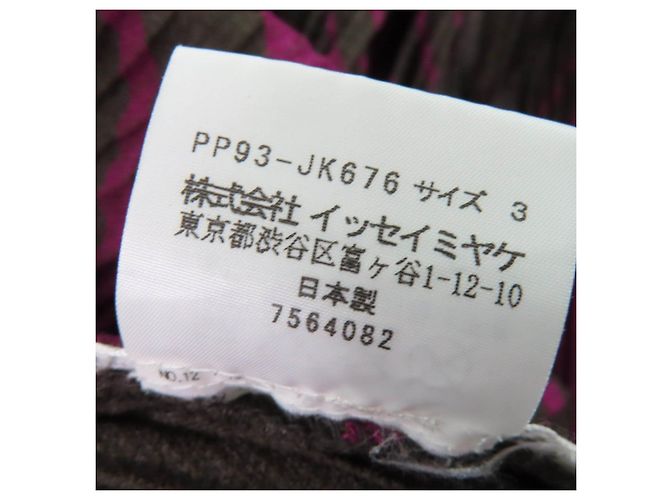 Issey Miyake FALTEN BITTE Einteiler Kleid Braun - Ansicht 6