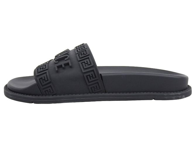 Fendi FENDACE Gummisandalen Schwarz - Ansicht 4