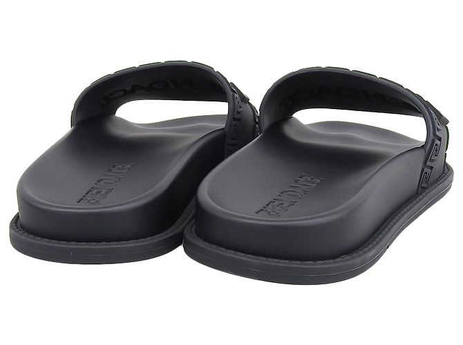 Fendi FENDACE Gummisandalen Schwarz - Ansicht 5