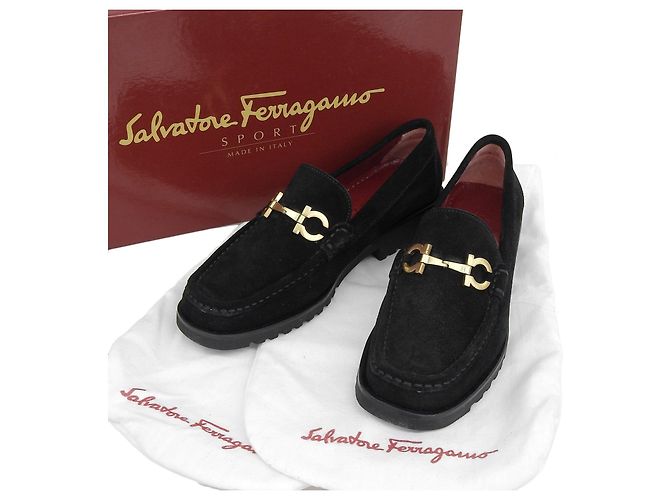 Mocassini SPORT Double Gancini di Salvatore Ferragamo - vista 2