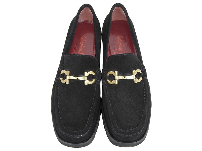Mocassini SPORT Double Gancini di Salvatore Ferragamo - vista 3