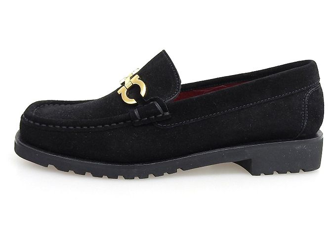 Mocassini SPORT Double Gancini di Salvatore Ferragamo - vista 4