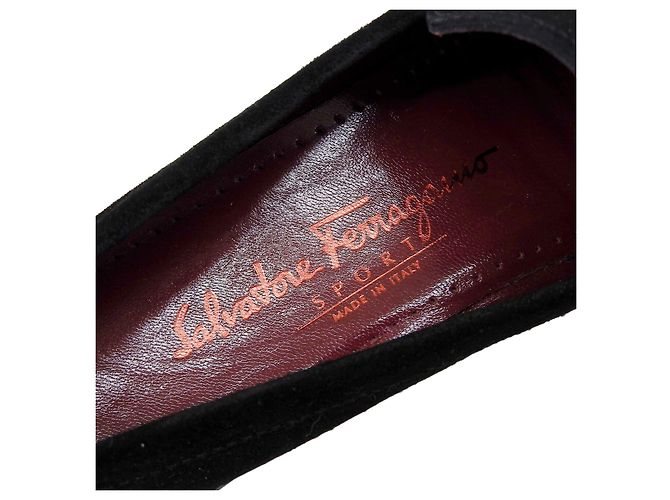 Mocassini SPORT Double Gancini di Salvatore Ferragamo - vista 8