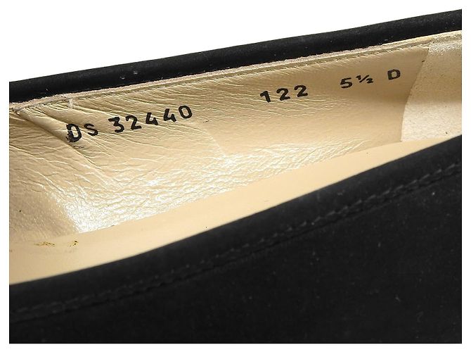 Pumps BABS in nubuck di Salvatore Ferragamo Nero - vista 9