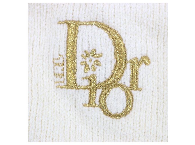 Suéter de algodão Dior ERL Bege Cru - vista 5