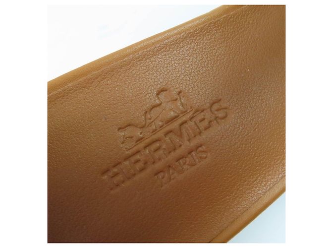 Sandali in pelle Idealista di Hermès Marrone - vista 9
